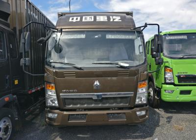 China 7 Trockenschrank-LKW der Tonnen-4x2, kleiner Würfel-LKW der Maschinen-110HP für Transport zu verkaufen