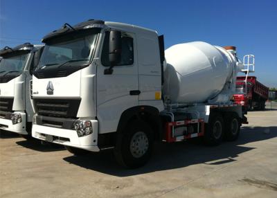 China Heavy Duty Concrete Mixer Truck 10CBM Tanker HW1910 Transmission 317HP for sale