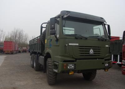 China tipo de condução 6x6 caminhão pesado da fonte de exército do motor do caminhão 290HP WD615.62 da carga à venda