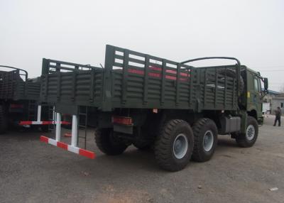 China Heavy Army Transport Truck , 6x6 HW76 Cab One Sleeper Military Cargo Truck for sale