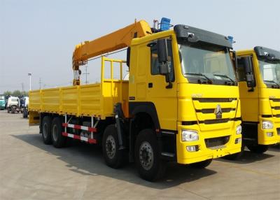 China 360° al van de Motorhowo Chassis 10m van de Omwentelingsvrachtwagen Opgezette Kraan 371HP de Kraankraanbalk Te koop