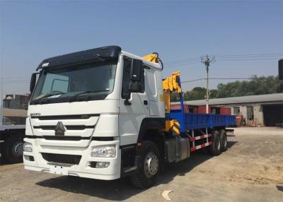 China Cargo 12T  Truck Mounted Crane 6x4 Drive Type 10 Wheel 290HP Engine for sale