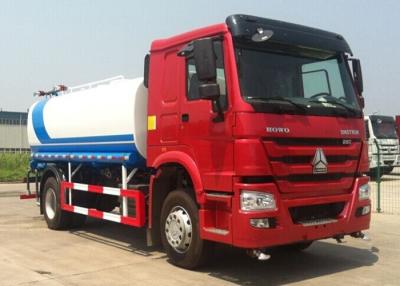 China 10CBM Water Tanker Truck EURO II Emission Standard 6 Wheels HW76 Cabin for sale