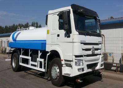 China 6 Wheel 266HP Water Bowser Truck , 4x2 HW76 Cab HOWO Water Transport Truck for sale