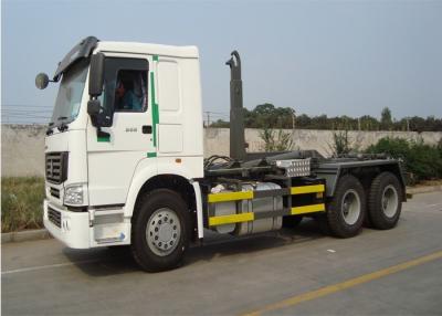 China 10 Wheel 6x4 Garbage Collection Trucks 290HP Engine Trucks Hook Lift Bin Truck for sale