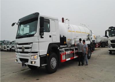 China 6x4 Sewer Cleaning Truck , LHD / RHD Septic Waste Trucks For City Cleaning for sale