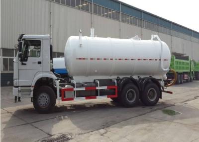 China LHD / RHD Sewage Suction Truck 10 Wheels 336HP Engine Hydraulic System for sale