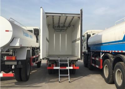 Cina 4x2 ha refrigerato il tipo aperto a grandezza naturale delle cerniere dell'acciaio inossidabile della porta posteriore del camion della scatola in vendita