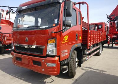 China Rode 6 Wielenhowo LichtgewichtdieVrachtwagen van Staal Met hoge weerstand 115HP wordt gemaakt Te koop