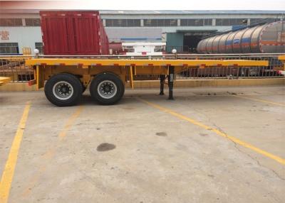 China reboques resistentes dos eixos 40T 2 semi para o transporte do recipiente à venda