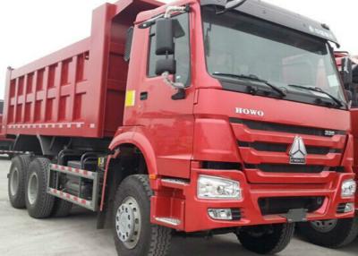 China camión volquete pesado rojo de 40t SINOTRUK HOWO con 336hp estándar de emisión del euro ii en venta