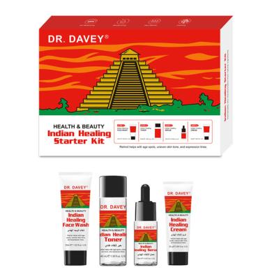 China Skin Revitalizer Dr. Davey India Set - (Cleansing Gel + Toner + Cream + Moisturizer) Indian Set for sale