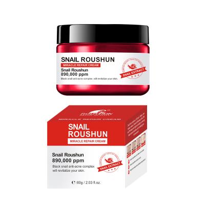 China ROUSHUN Moisturizing Cream Private Label Snail Cream Anti Aging Whitening Skin Moisturizing Cream for sale