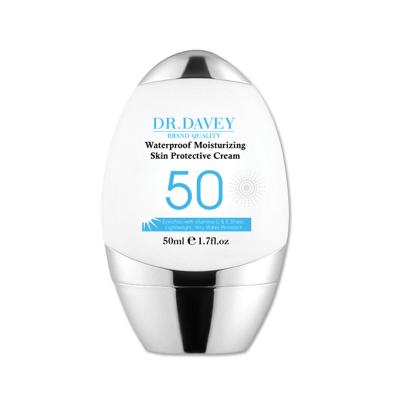 China DAVEY Waterproof Moisturizing Skin Protective Sunscreen Cream Sunscreen for sale