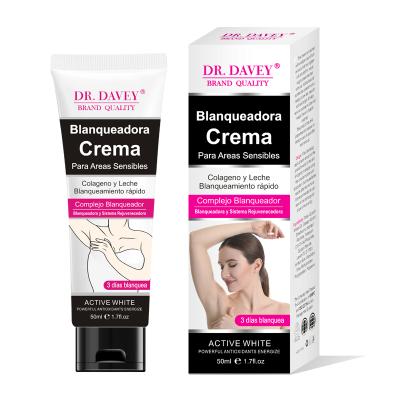 China Whitening DR.DAVEY Underarm Bleaching Cream Effective In 3 Days Skin Cream for sale