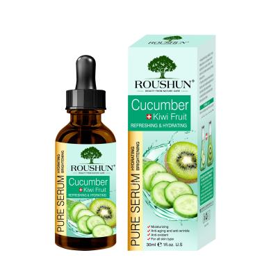 China ROUSHUN Skin Revitalizer Cucumber and Kiwi Fruit Serum, Replenishing Hydration Serum, Moisturize Anti-Aging and Anti-Wrinkle for sale