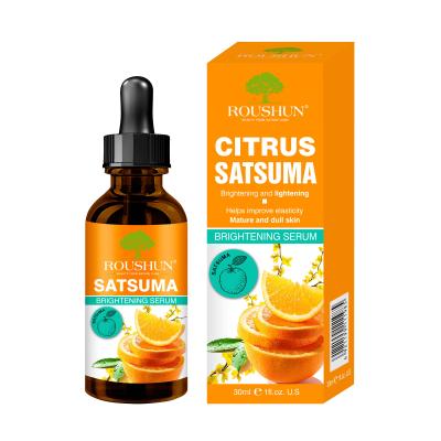 China Skin Revitalizer ROUSHUN Brightening Citrus Satsuma Serum, Brightening and Brightening, Helps Improve Elasticity Mature, Dull Skin for sale