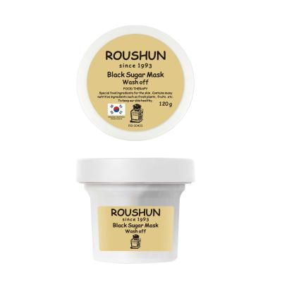 China ROUSHUN Moisturizing Cream Moisturizing Exfoliating Mask Pores, Whitening and Cleaning, Red Sugar Mask Mud for sale