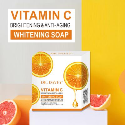 China Dr. DAVEY Vitamin C Basic Cleansing Facial Soap Whitening Moisturizing Soap for sale