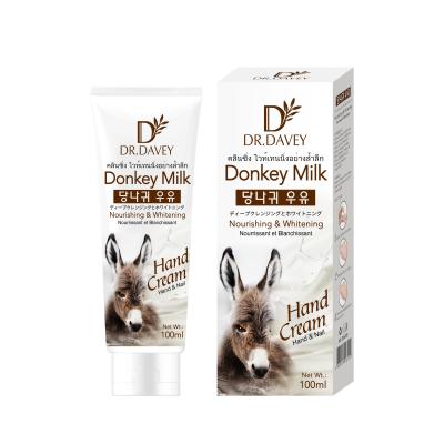 China Dr. DAVEY New Donkey Milk Light Whitening And Easy To Absorb Visible Moisture Hand Cream for sale