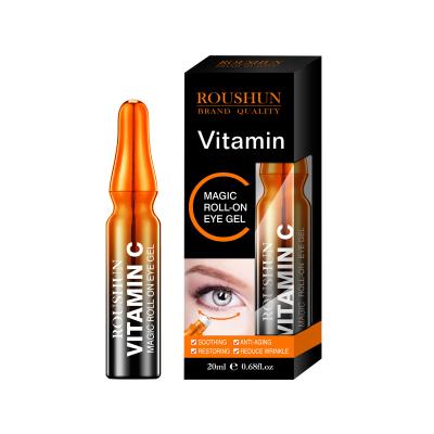 China Magic Anti-puffiness Roushun Roll-on Sheath Eye Cream Gel Soothing Replenishment Anti Aging Reduce Wrinkle for sale