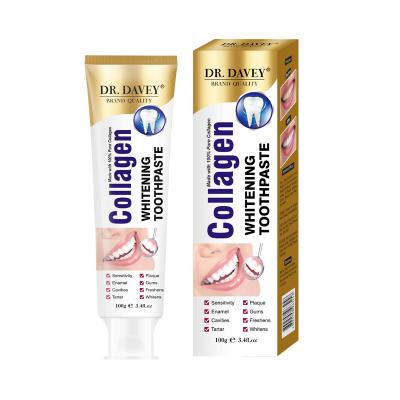 China DR.DAVER Collagen Whitening ACTIVATED TEETH WHITENING TOOTHPASTE for sale