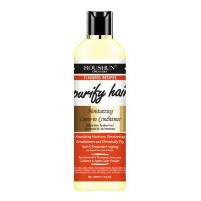 China ROUSHUN Moisturizer nourishing and moisturizing flaxseed/avocado/coconut conditioner smooth dry fiber for sale