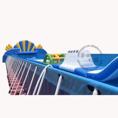 China Water Entertainment Blow Up Water Games Outdoor Soft Inflatable Floating Water Play Equipment for sale