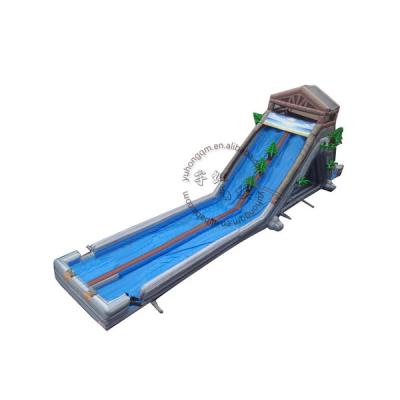 China For fun that can be used in swimming poor 30 meters long air slides inflatable water slide for sale