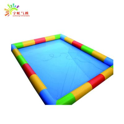 China For fun that can be used when swimming poor cheap inflatable hamster ball pool toys small square water pool for sale