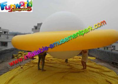 Chine ballon gonflable de soucoupe en UFO de jaune d'hélium de PVC de 0.16mm pour la publicité à vendre