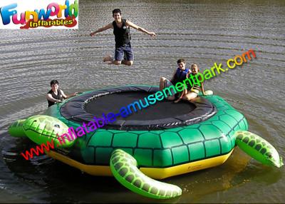 China De 15-voet van de schildpadsprong Watertrampoline, Opblaasbaar Drijvend Waterspeelgoed/het Springen Stootkussen Te koop