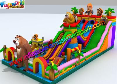 China Parque temático inflable gigante, parque inflable de la diversión del PVC de la diversión en venta