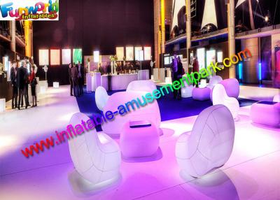 China Blow Up Wedding and Event Sofa Chair, LED Lighting Inflatable Furniture, Outdoor Party Air Sealed Chair for sale