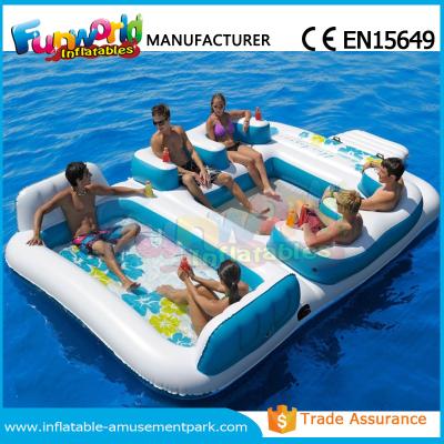 China Waterproof Flame Retardant Inflatable Boat Toys Floating Water Sofa For Adults for sale