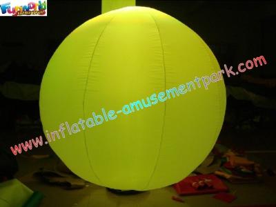 China 2 Meter Colorful Pvc Inflatable Wedding Tent Lights Ball For Stage Exhibition for sale