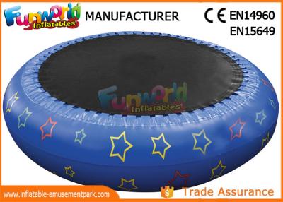 China 0.9mm Speelgoed van het het Lassen Opblaasbare Water van pvc het Hete/Slag - omhoog Trampoline met Embleemdruk Te koop