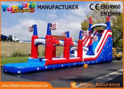 China El gigante de salto mojado inflable comercial durable de la diapositiva/del aire explota el tobogán acuático animoso en venta