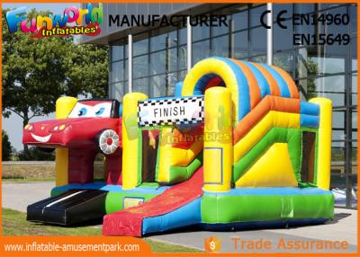 China 0.55mm PVC Speelhuis Kinderen Castillos Inflables Bouncy Castle met glijbaan Te koop