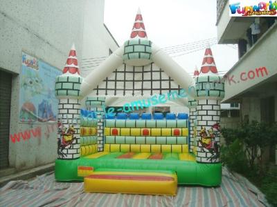 China CE / EN14960 Hiring Bouncy Castles Beautiful Printing Inflatable Jumper for sale