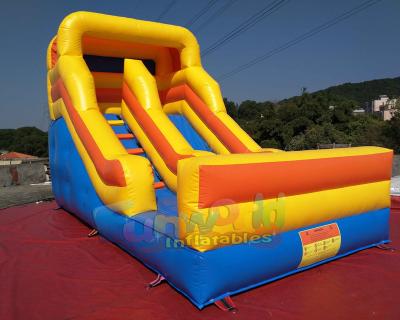 China Commercial Inflatable Dry Slide Bouncer For Kids And Adults / Blow Up Land Slide for sale