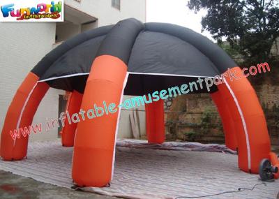 China Custom 9M Inflatable Party Tent , PVC Tarpaulin / PVC Coated Nylon Dome Inflatable Tent for sale