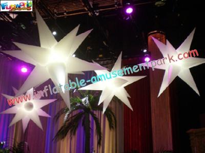 China Inflatable Star Decoration with led light or common light (white color) for Exhibition for sale