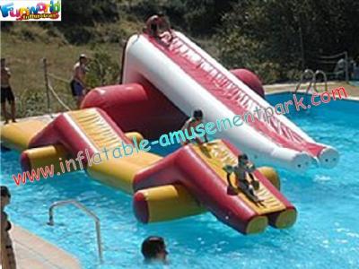 China Inflatable water game with durable 0.9MM PVC tarpaulin, Repir kits for Water Park for sale