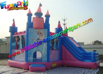 China Frozen Princess Inflatable Bouncer Castle , Princess Jumping House For Kids for sale