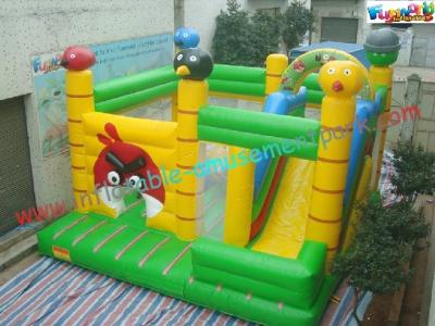 China 0.55mm PVC Tarpualin Inflatable bouncer slide Combo , Bouncer Jumpers Custom for sale