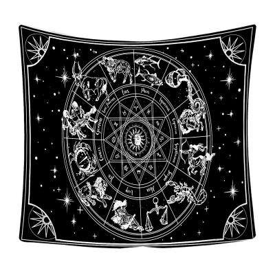 China Digital Printed Polyester Tapestry Anti Static Psychedelic Hangings for sale