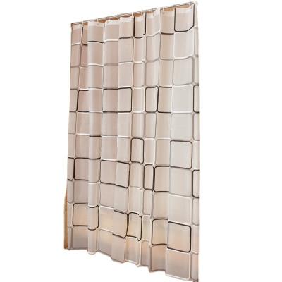 China Wholesale High Quality Viable Environmental Rust Proof PEVA Bath Curtain Waterproof Shower Curtains For Toilet Door Curtain for sale