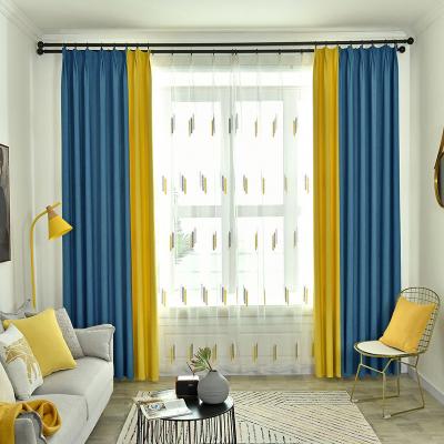 China Blackout Designs Blackout Fabric Window Door Curtains For Living Room Luxury Curtain Fabric for sale