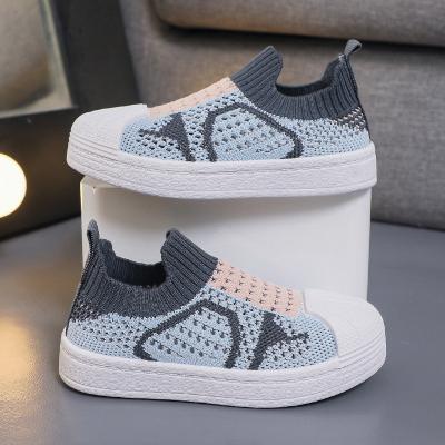 China Comfortable Breathable Children Flat Shoes Leisure Kids Mesh Shoes Canvas Shoes For Kids for sale